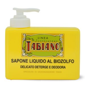 Sapone Liquido al Biozolfo 250ml - Linea Supersapone Tabiano